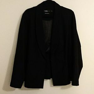 Sz 3 Stretch Ponte Flare Torrid NWT Black Blazer